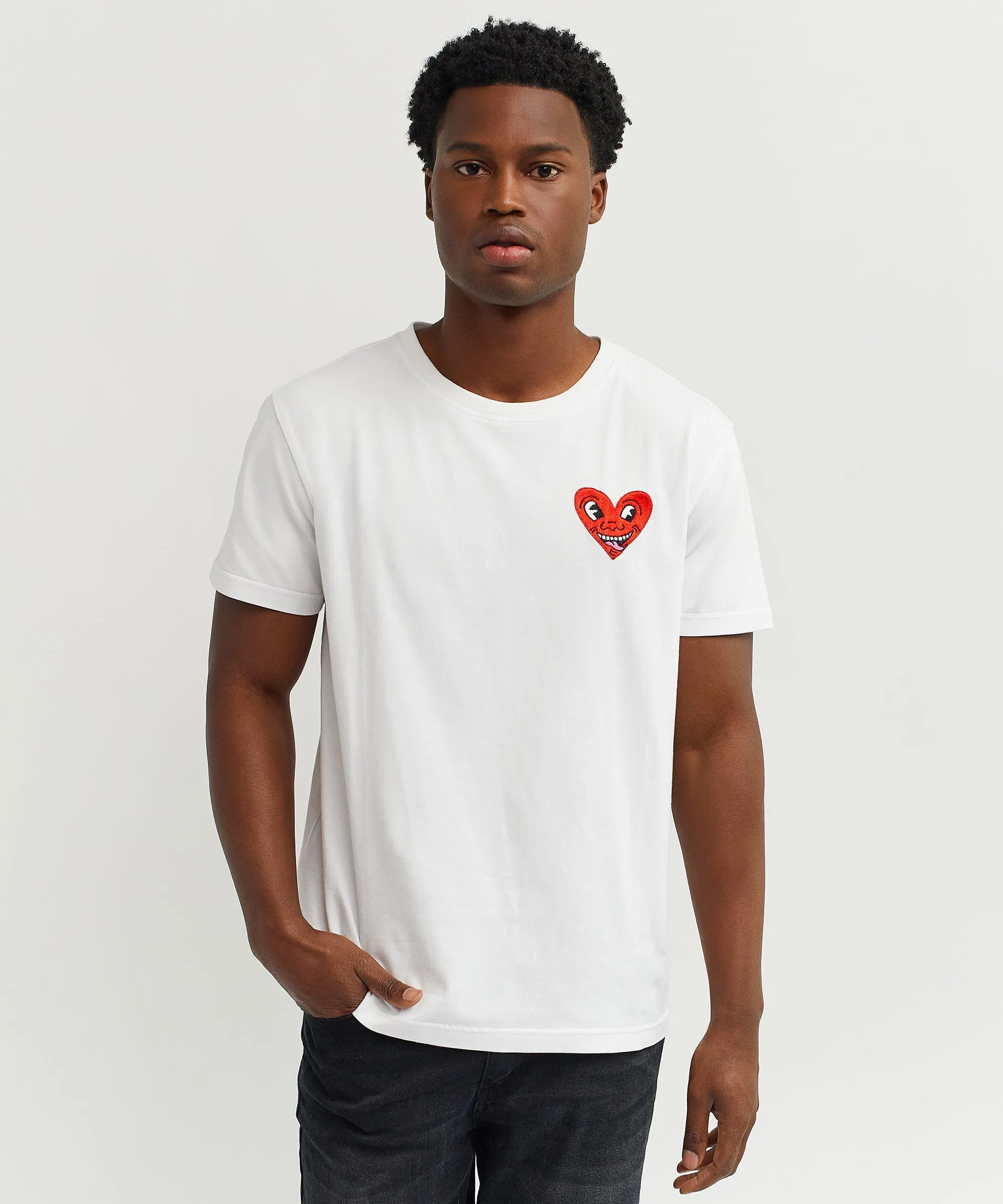 Keith Haring Logo Tee - White