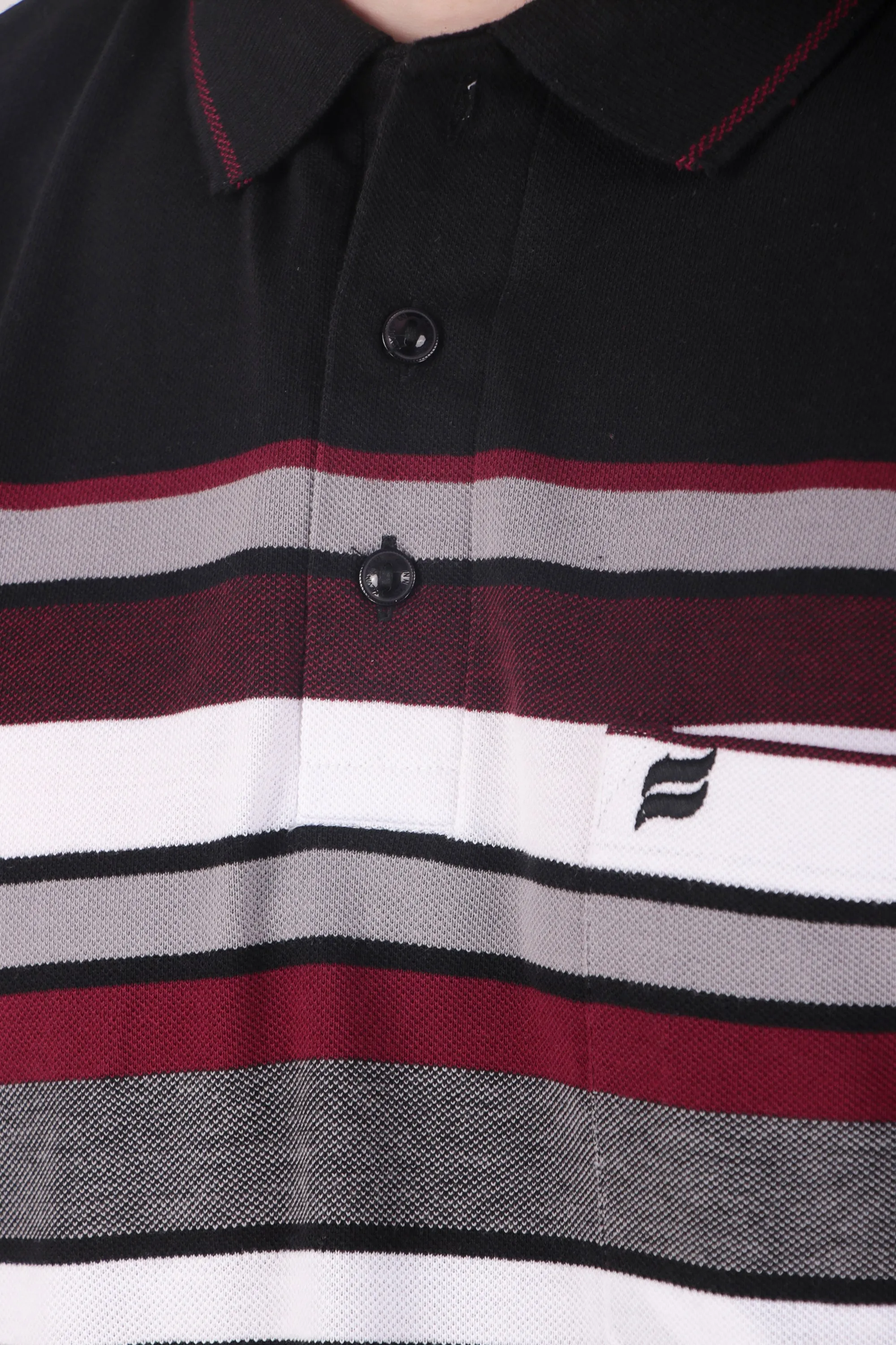 Kevin Ninan Striped Polo