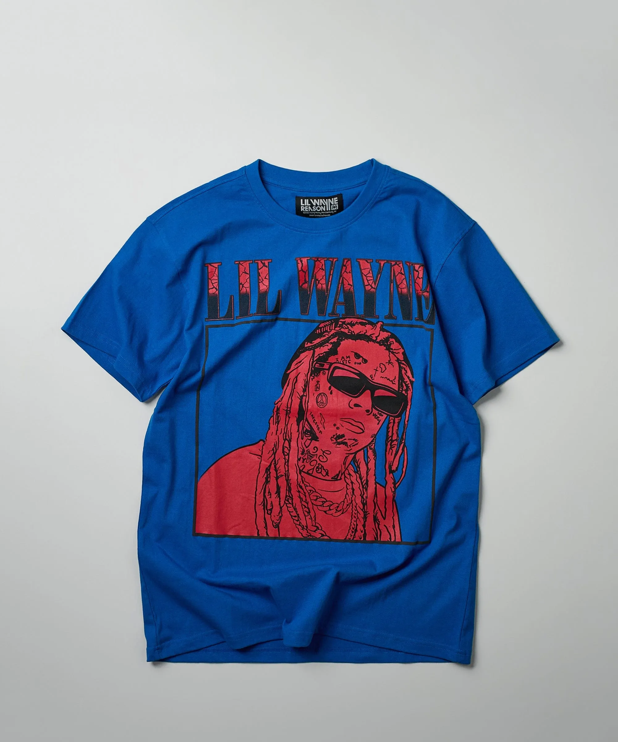 Lil Wayne Box Short Sleeve Tee - Blue