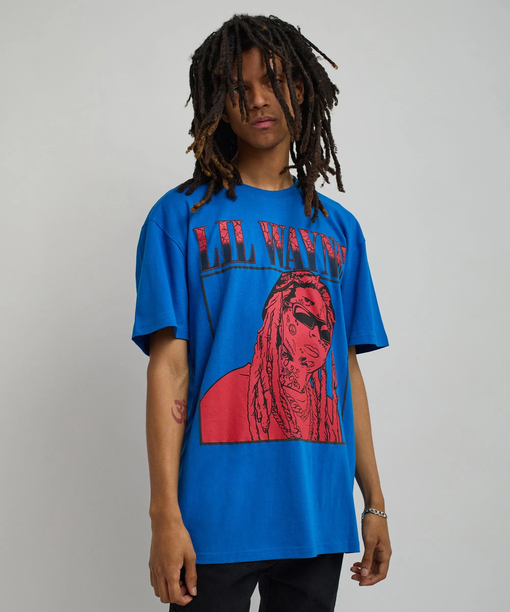 Lil Wayne Box Short Sleeve Tee - Blue