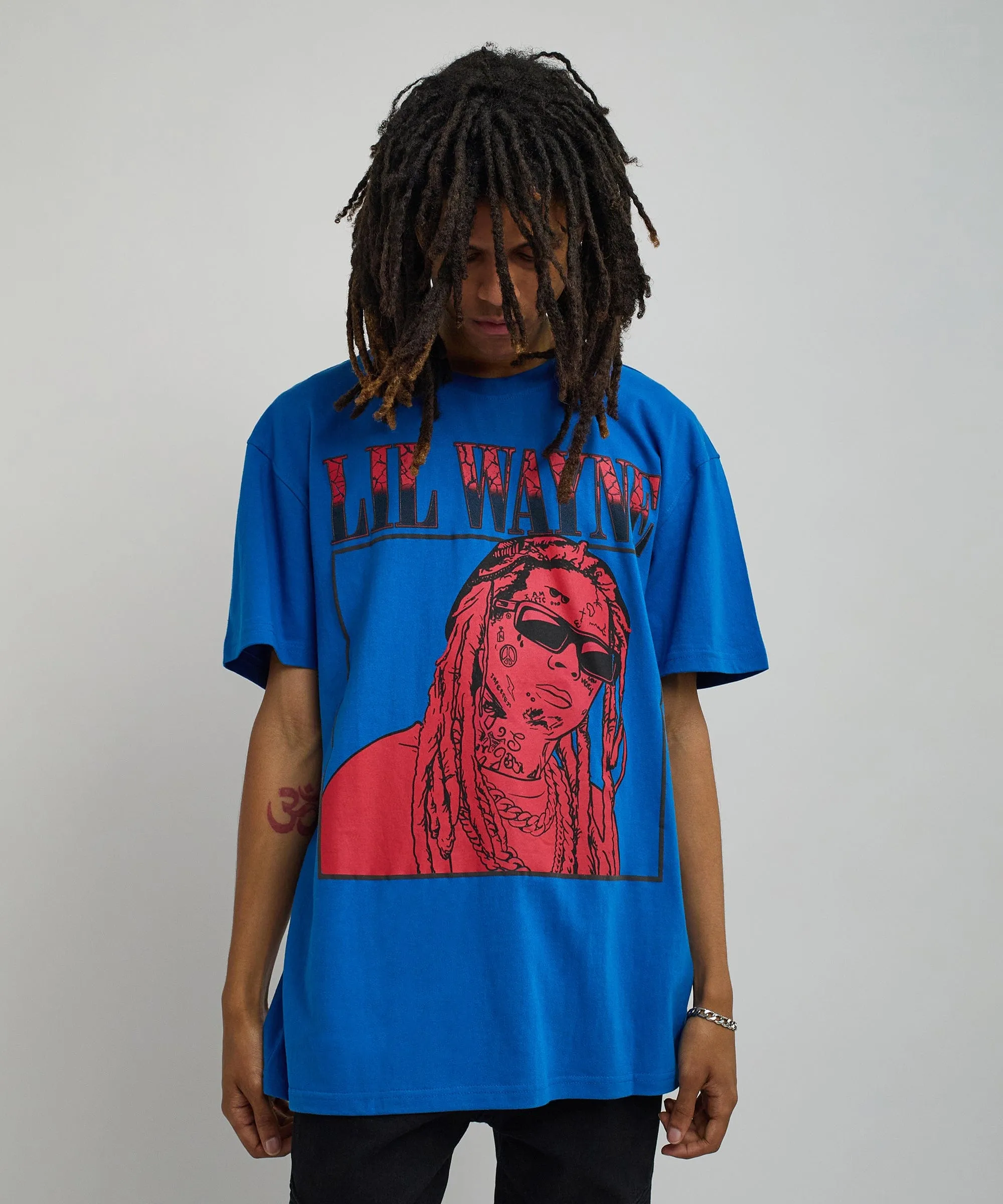 Lil Wayne Box Short Sleeve Tee - Blue