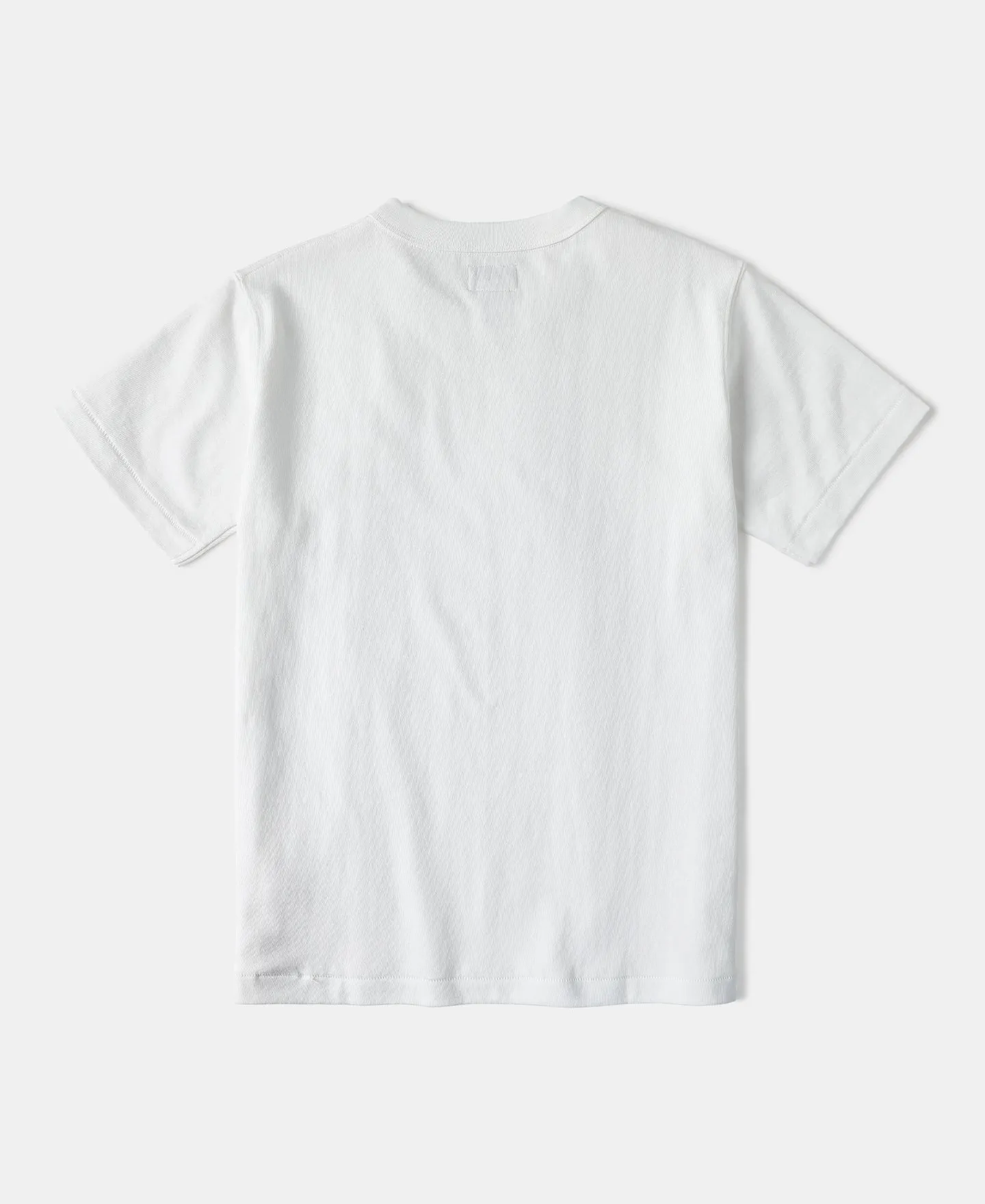 Loopwheel Tubular Athletic T-Shirt - White