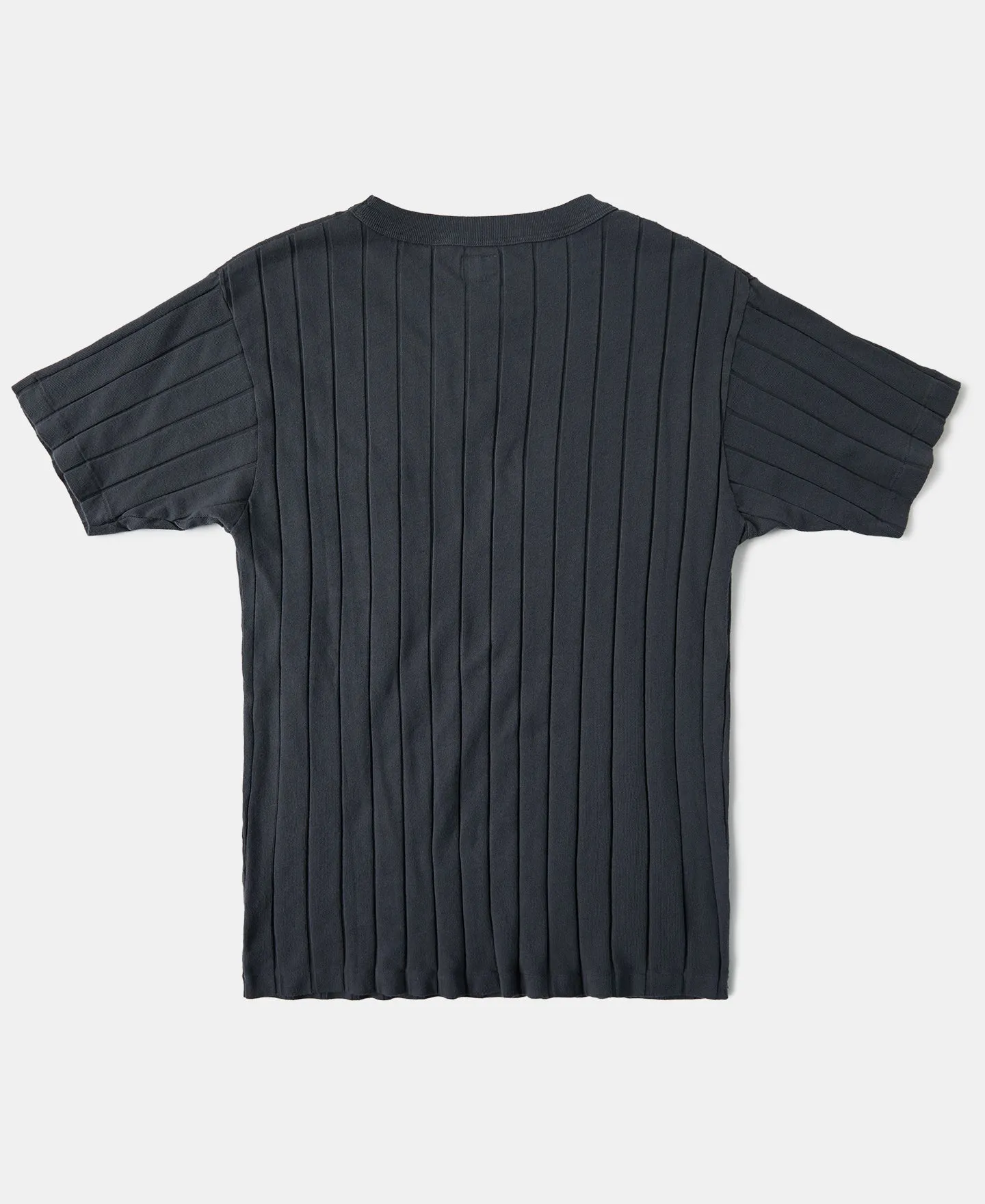 Lot 105 Drop Needle Ribbed Pocket T-Shirt - Dark Gray