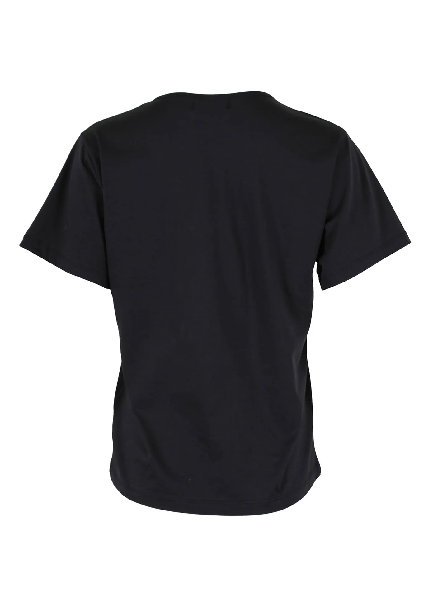 Merci Beaucoup T-Shirt Black in Cotton Jersey