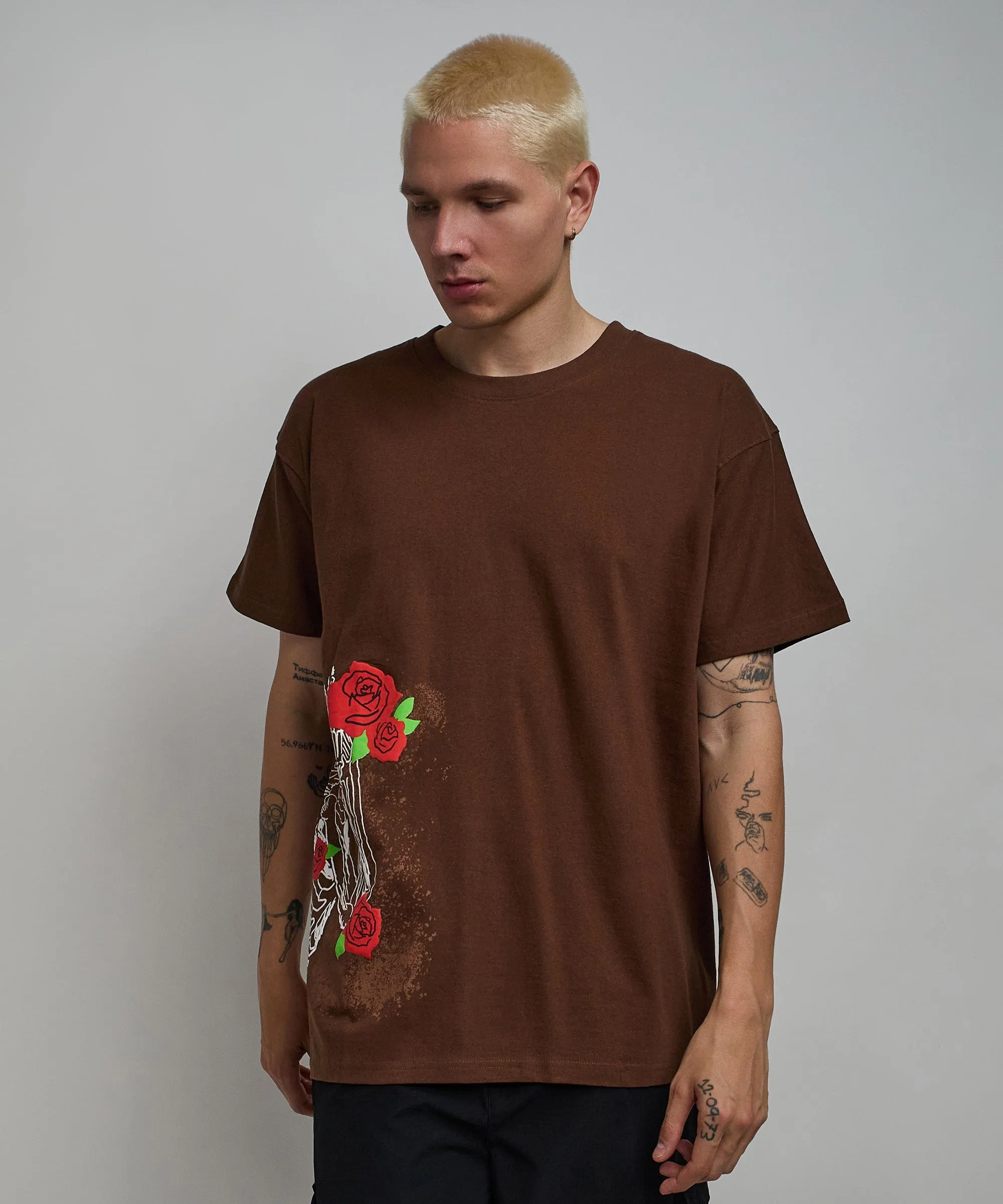 No Love Lost Short Sleeve Tee - Brown