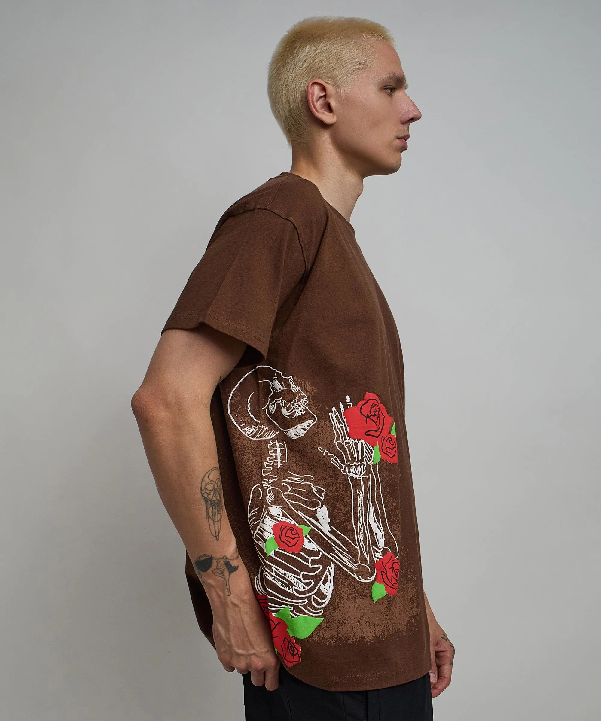 No Love Lost Short Sleeve Tee - Brown