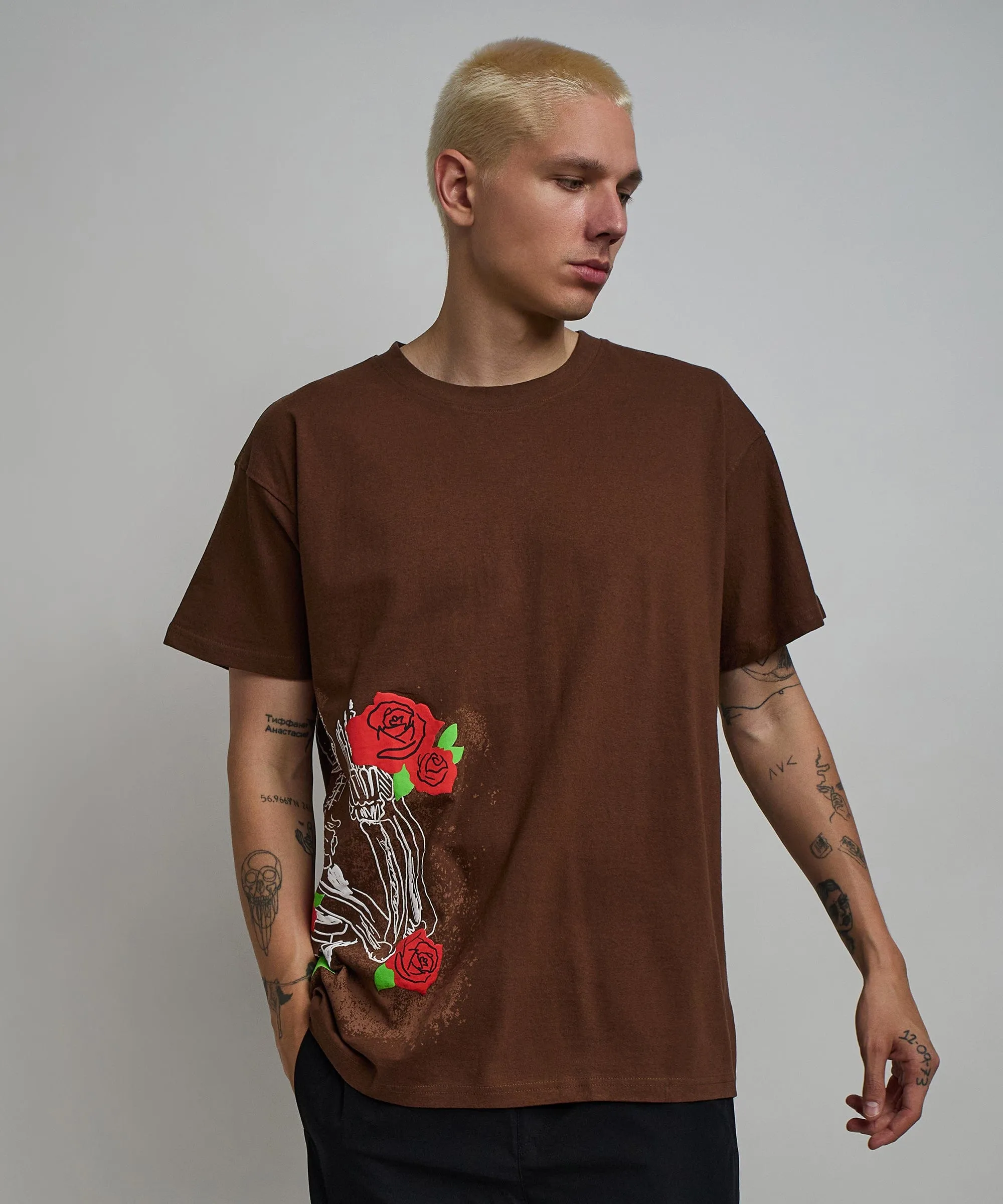 No Love Lost Short Sleeve Tee - Brown