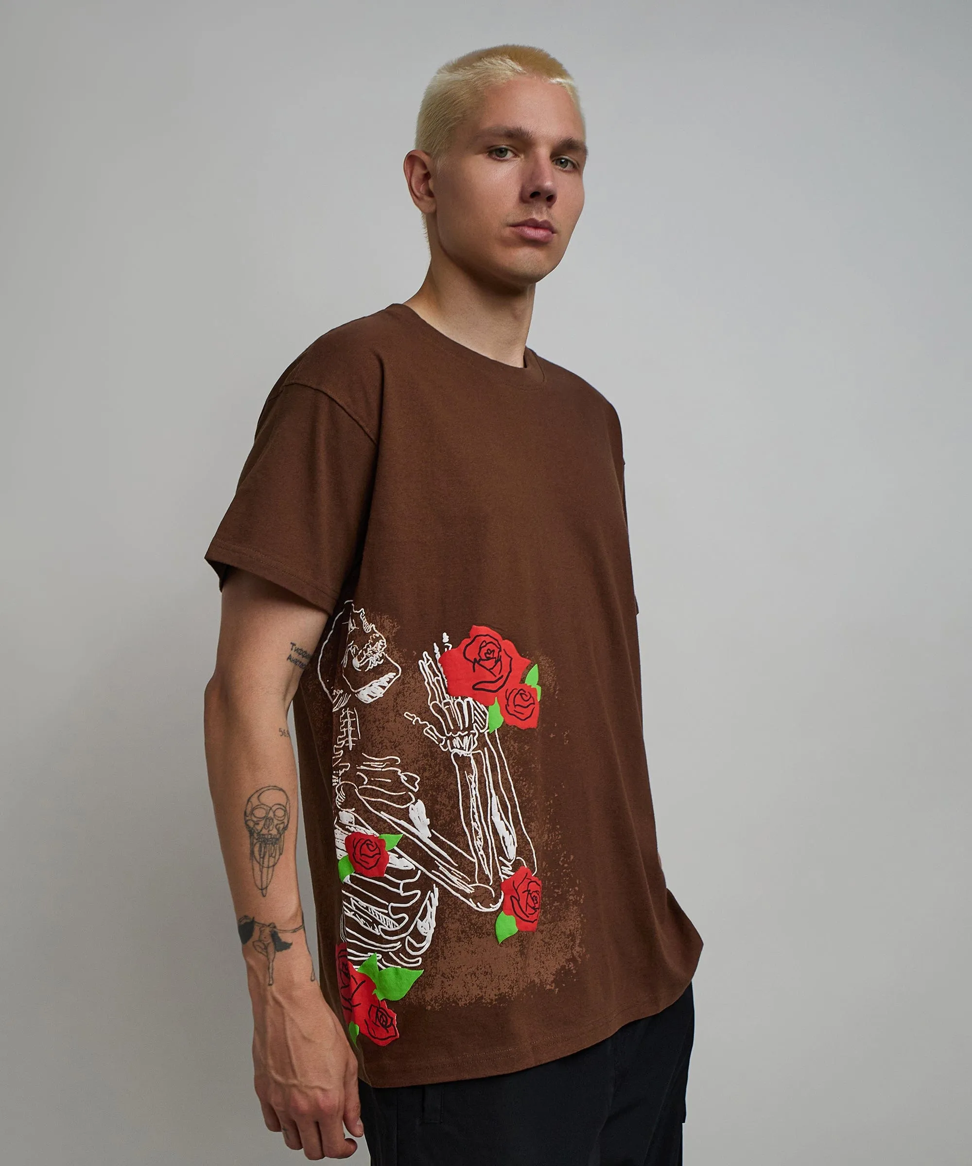 No Love Lost Short Sleeve Tee - Brown