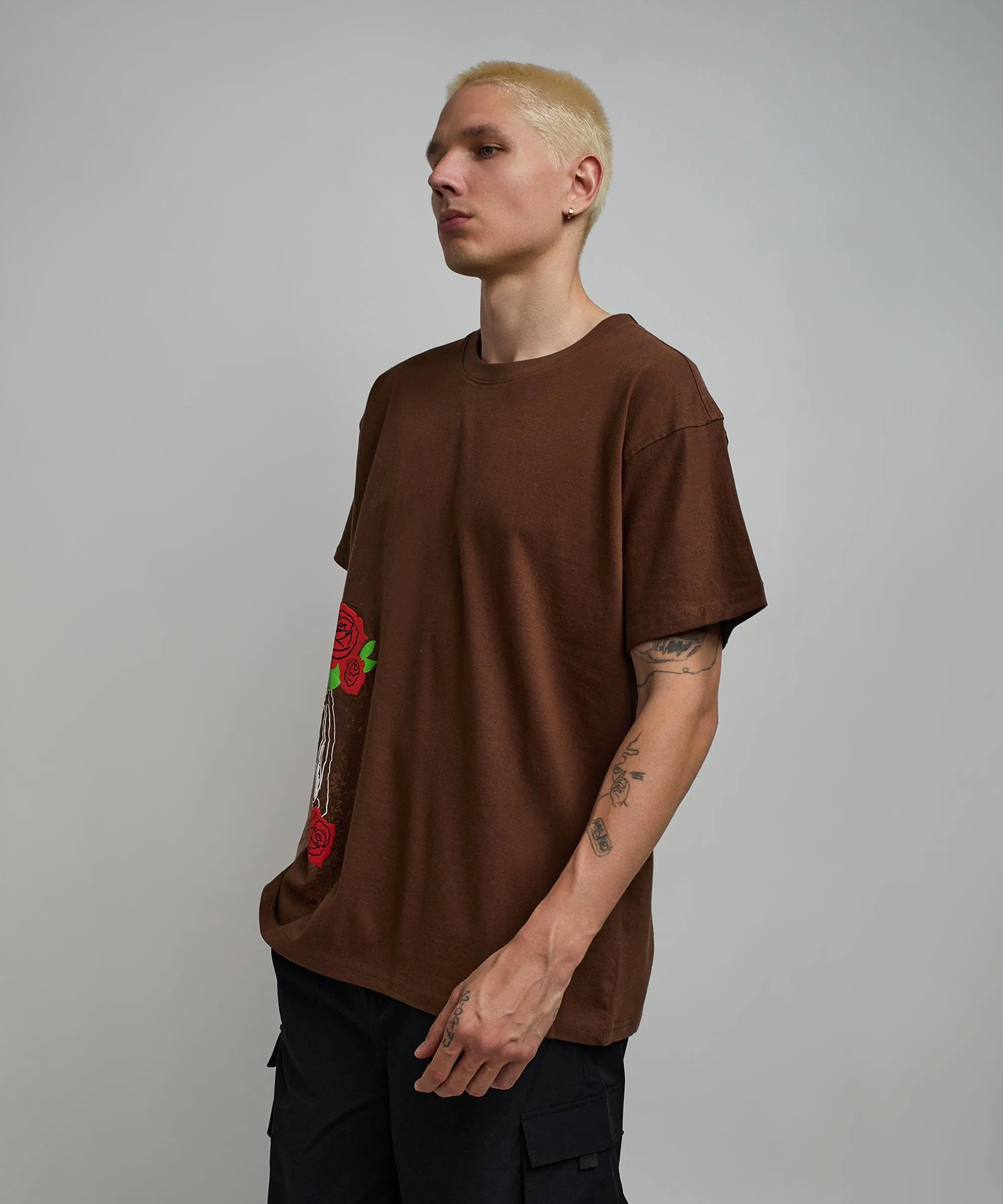 No Love Lost Short Sleeve Tee - Brown