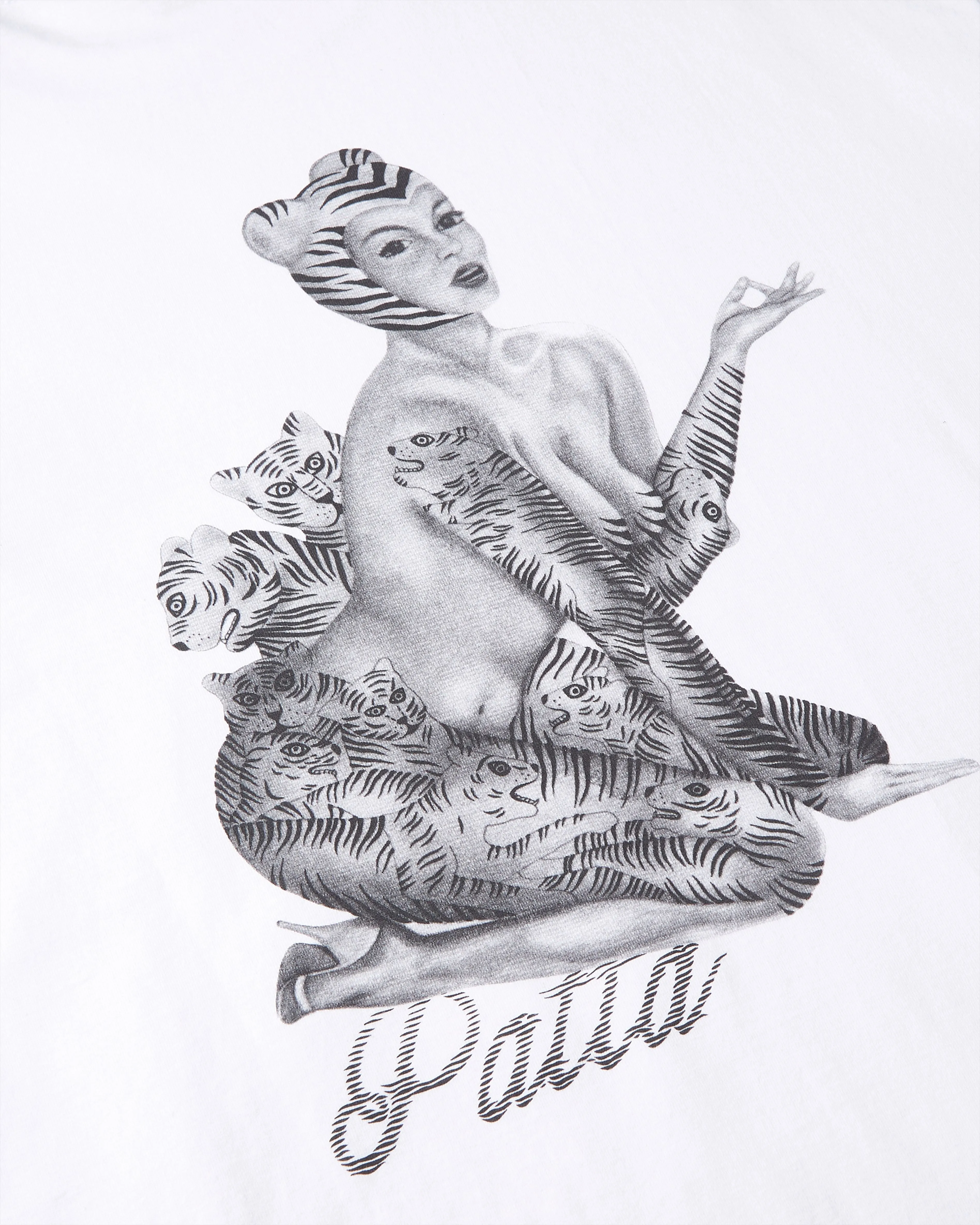 Patta Tiger Lady T-Shirt (White)