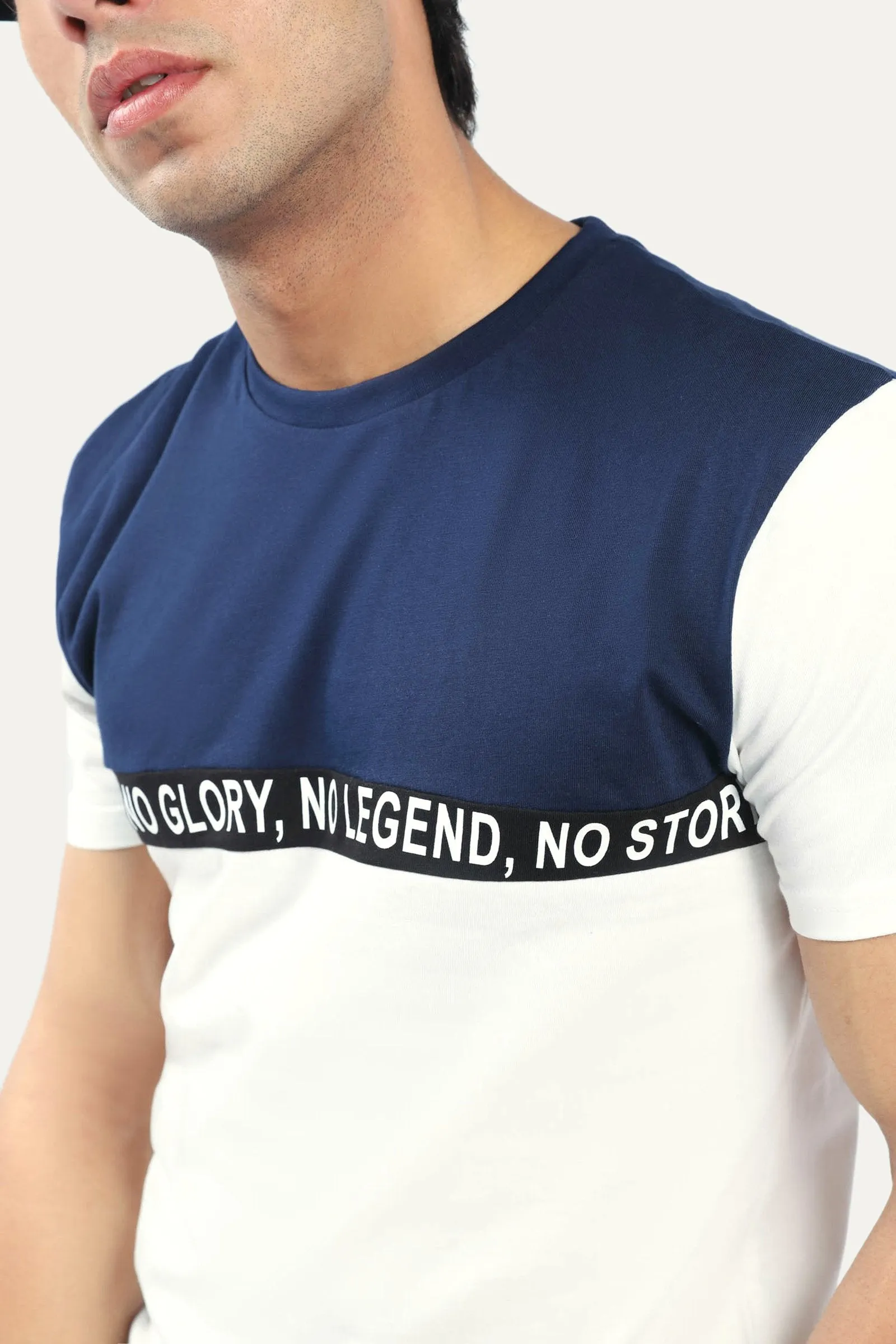 "No Glory No Legend" Printed T-Shirt