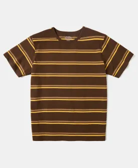 Regular Fit 1950s Crew Neck Striped T-Shirt