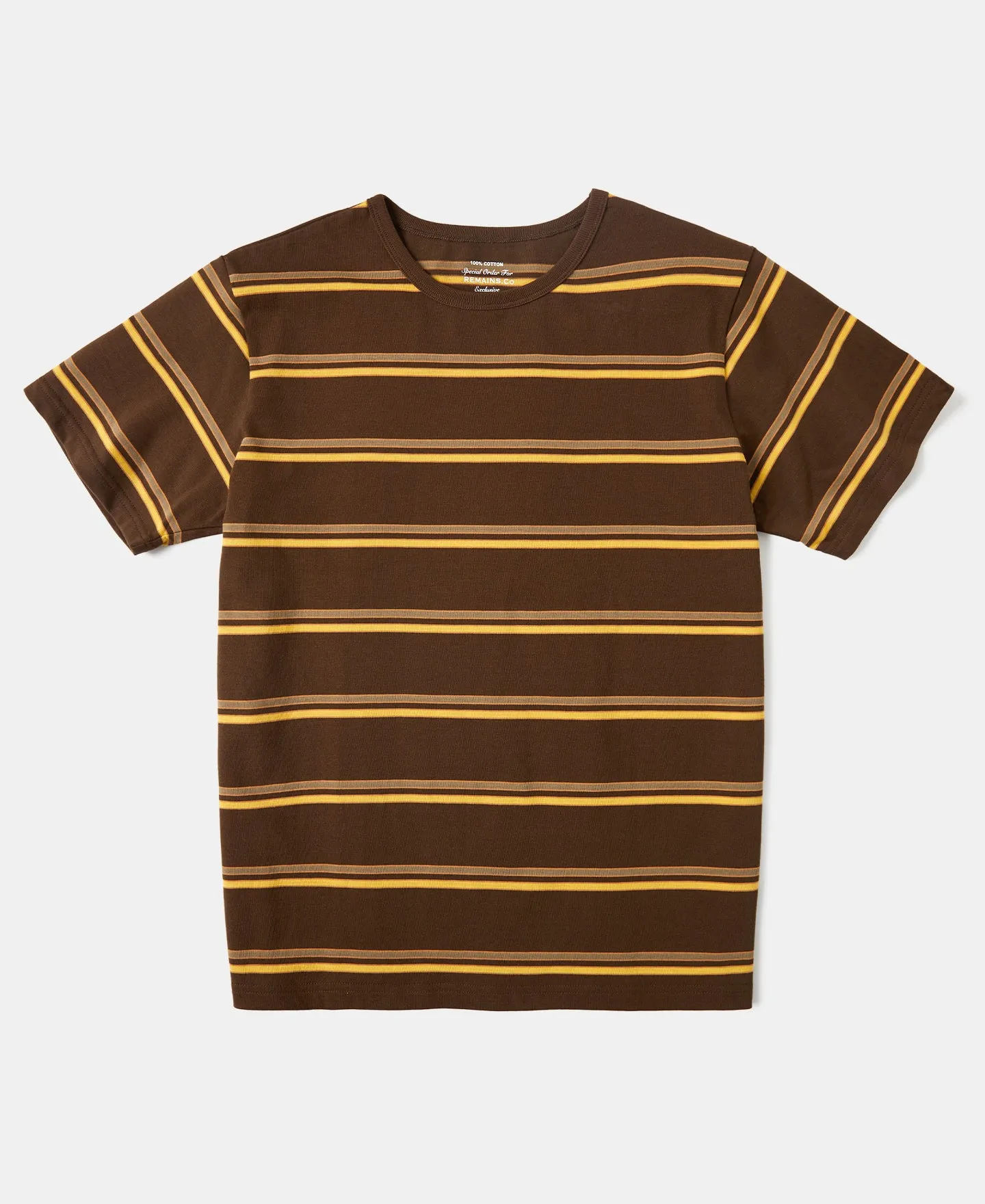 Regular Fit 1950s Crew Neck Striped T-Shirt