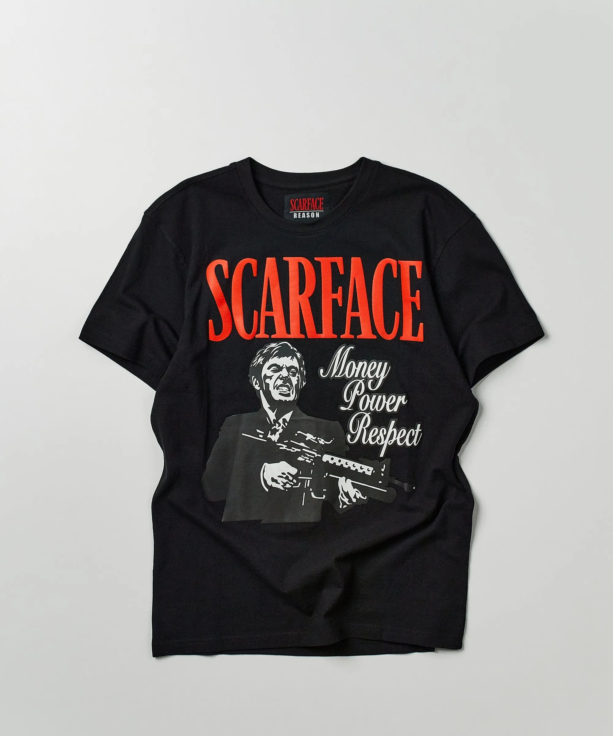 Scarface™ Money Power Respect Graphic Print Short Sleeve Tee - Black