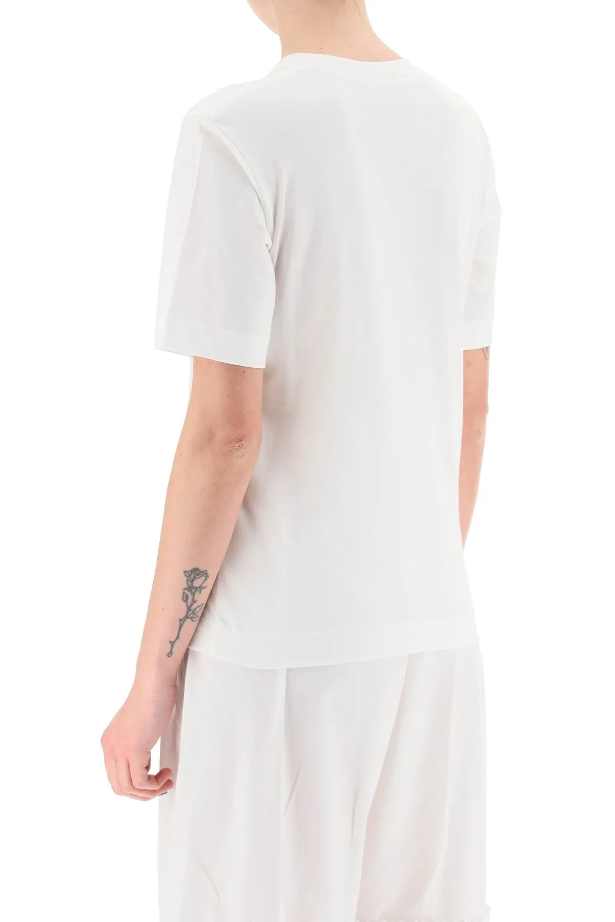 Simone rocha t-shirt with heart-shaped cut-out