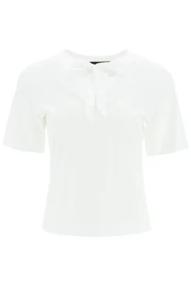 Simone rocha t-shirt with heart-shaped cut-out