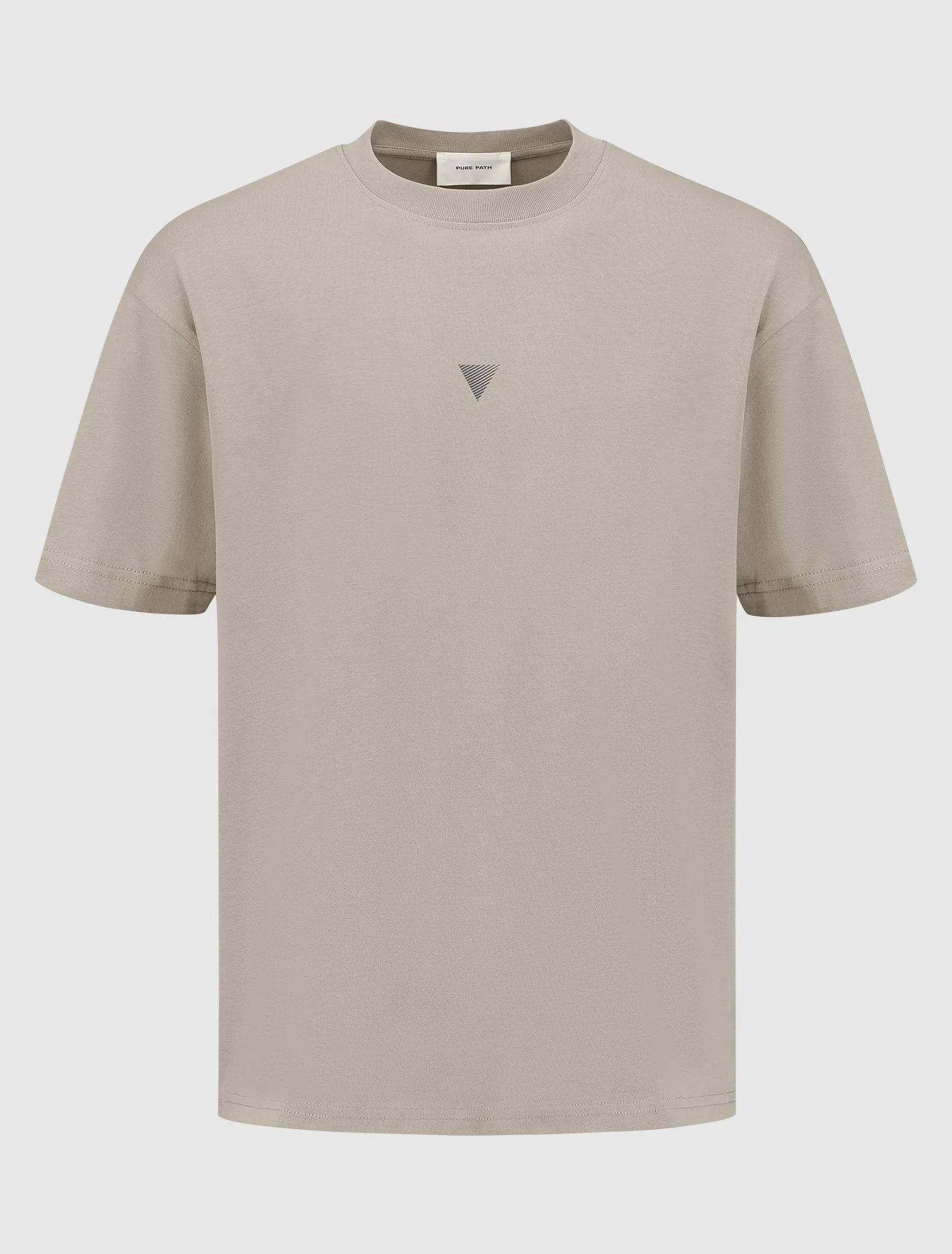 Space Shuttle 3D Blueprint T-shirt | Taupe