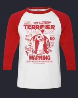 Terrifier - Warning - Baseball Tee