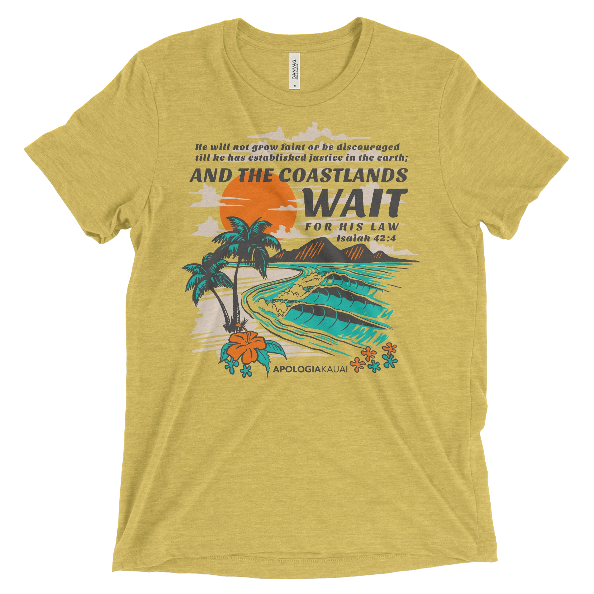 The Coastlands Wait For His Law | T-Shirt