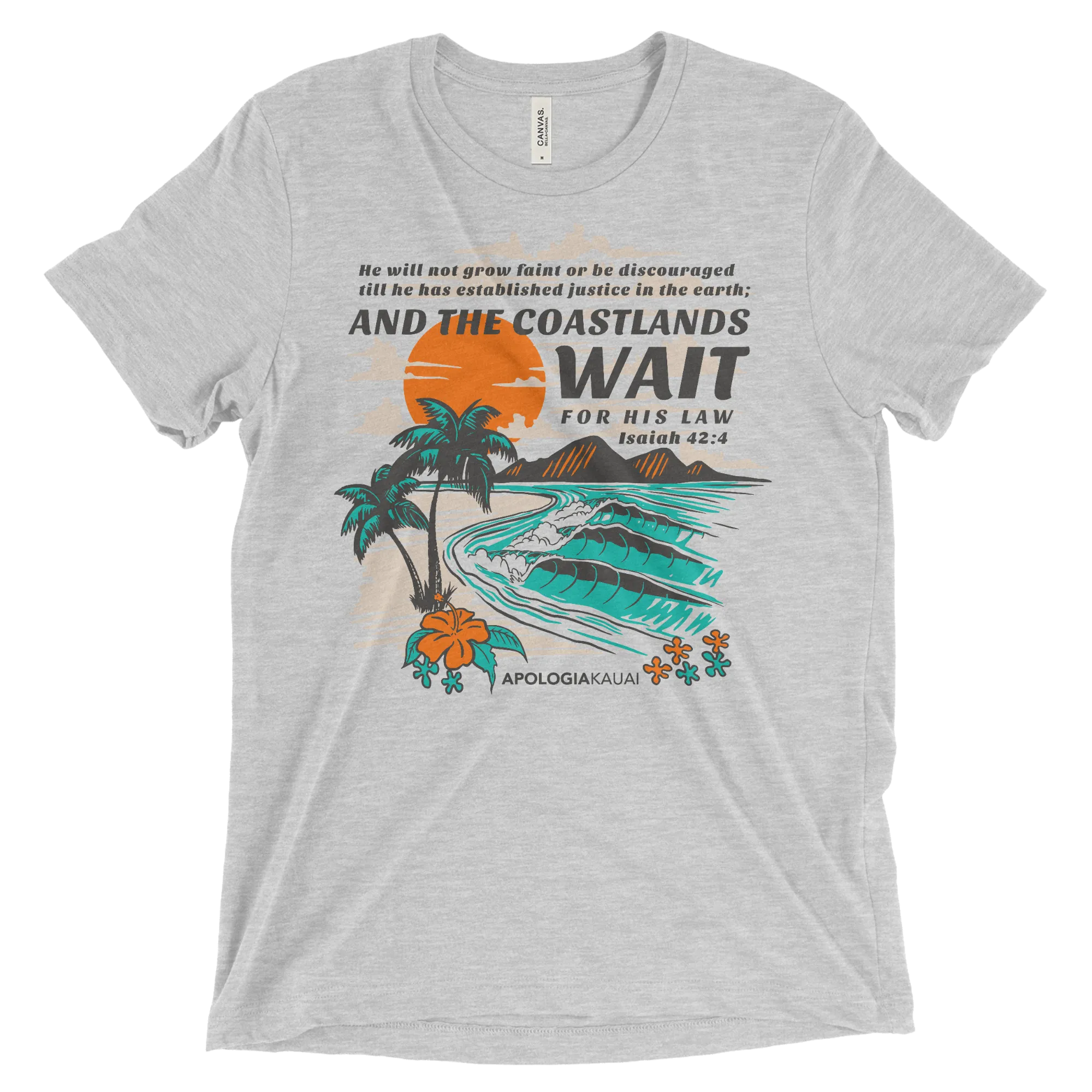 The Coastlands Wait For His Law | T-Shirt