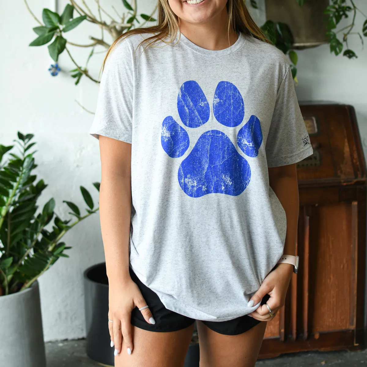 The Pawsome Tee (White Triblend)