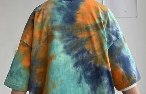 Tie Dye Casual T Shirt