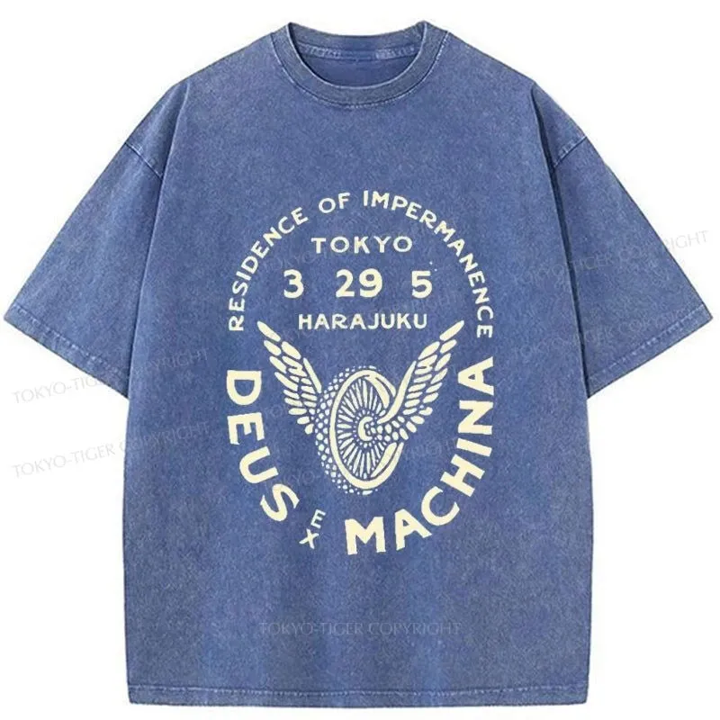 Tokyo-Tiger Deus Ex Machina Tokyo Washed T-Shirt