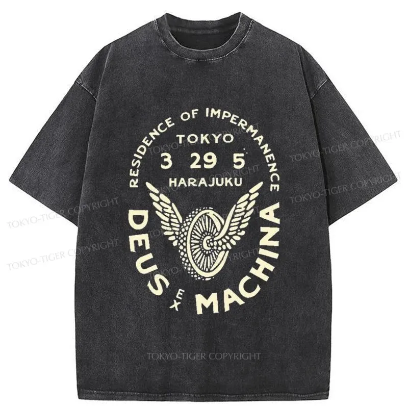 Tokyo-Tiger Deus Ex Machina Tokyo Washed T-Shirt