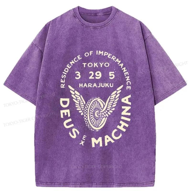 Tokyo-Tiger Deus Ex Machina Tokyo Washed T-Shirt