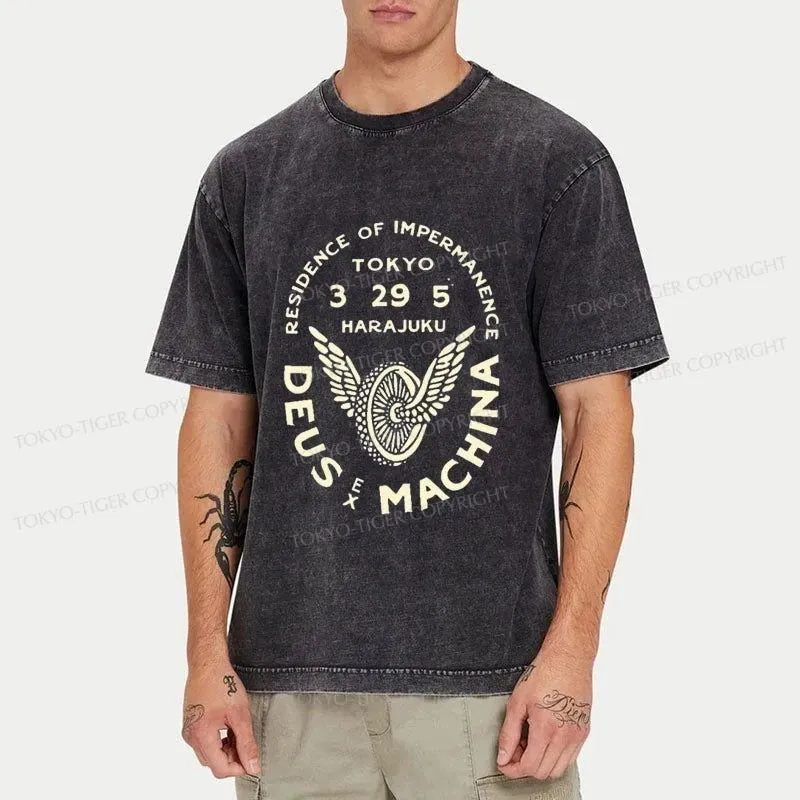 Tokyo-Tiger Deus Ex Machina Tokyo Washed T-Shirt