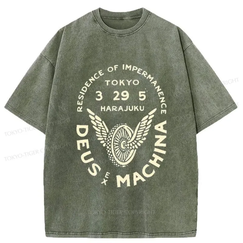 Tokyo-Tiger Deus Ex Machina Tokyo Washed T-Shirt