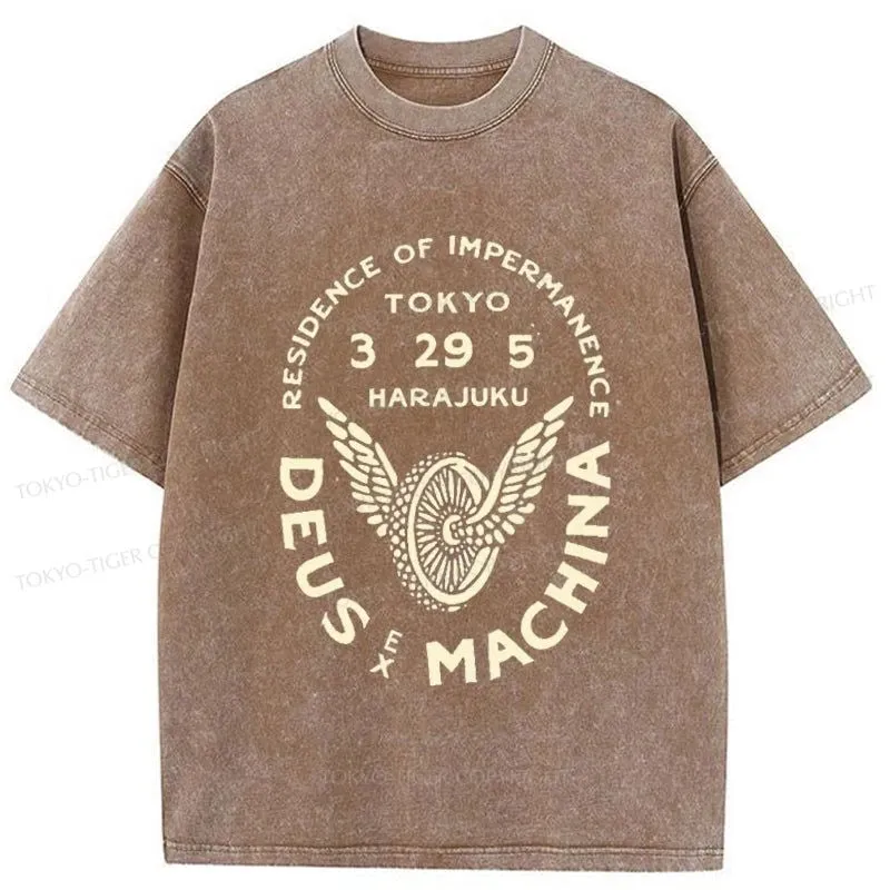 Tokyo-Tiger Deus Ex Machina Tokyo Washed T-Shirt