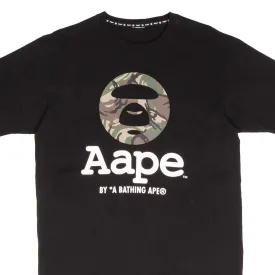 VINTAGE AAPE BY A BATHING APE CAMO TEE SHIRT SIZE LARGE