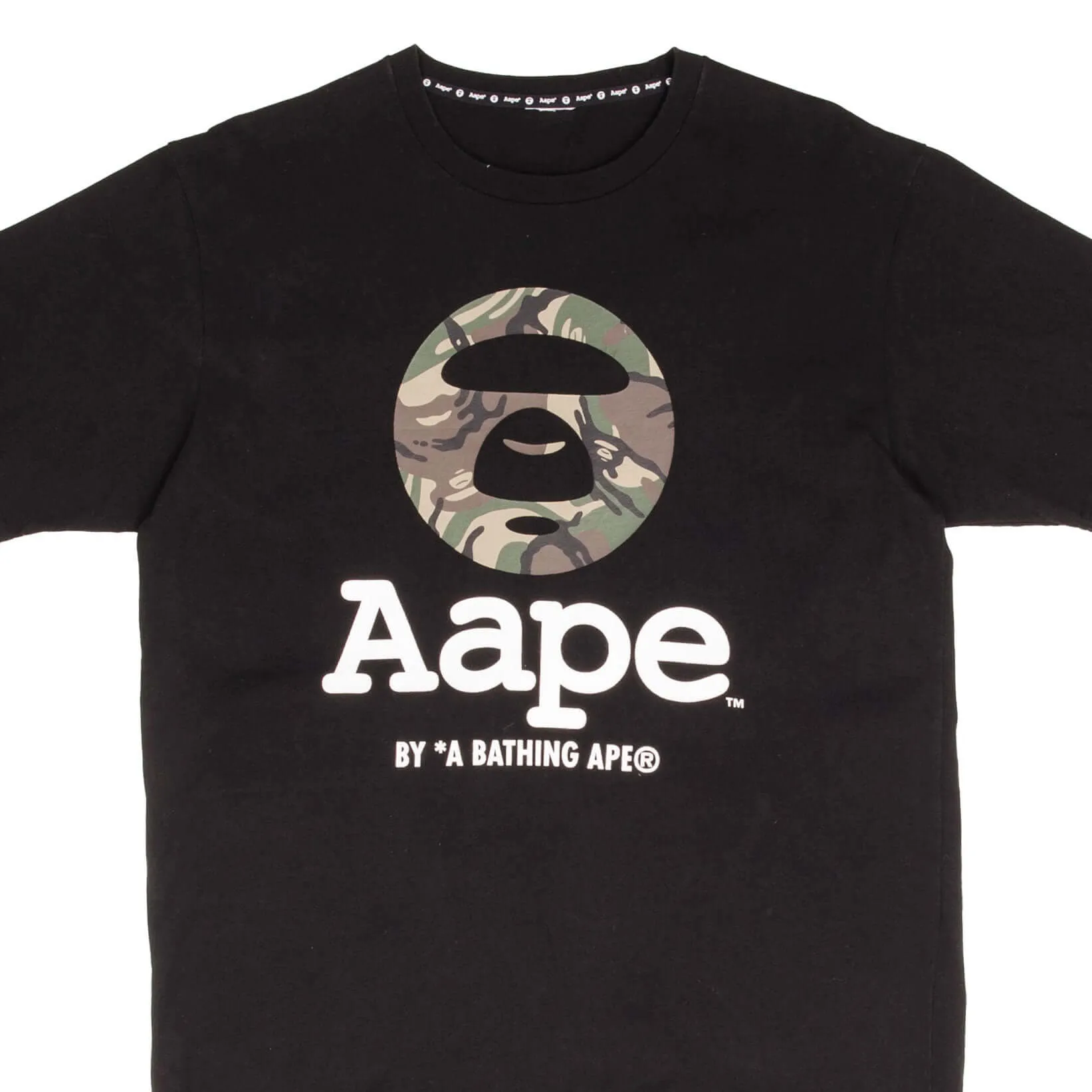 VINTAGE AAPE BY A BATHING APE CAMO TEE SHIRT SIZE LARGE