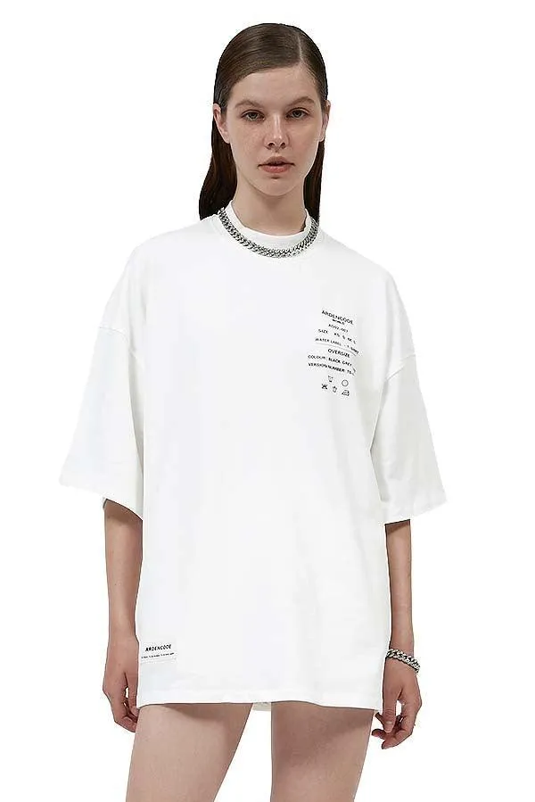 White Washing-Instructions Round-Neck T-Shirt